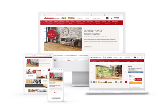 Parkettkaiser - Magento Shop mit hyvä Theme Parkettkaiser - Magento Shop mit hyvä Theme