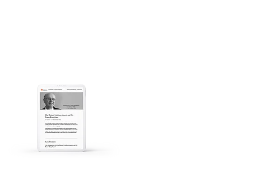 Kondolenz Website für Bistum Limburg Kondolenz Website für Bistum Limburg