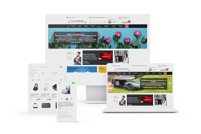 CW Mobile B2B - Magento Shop mit hyvä Theme