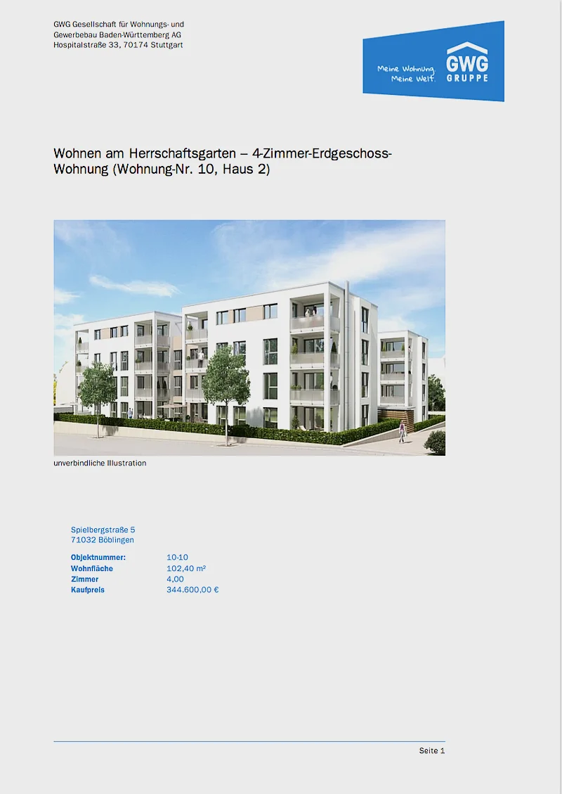 Muster OpenImmo Exposé PDF