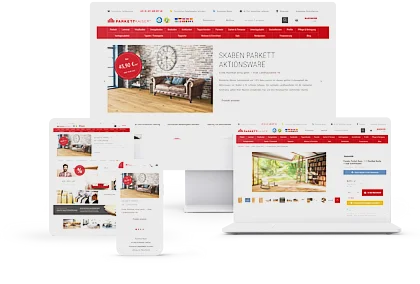 Parkettkaiser Magento Shop mit Hyvä Theme
