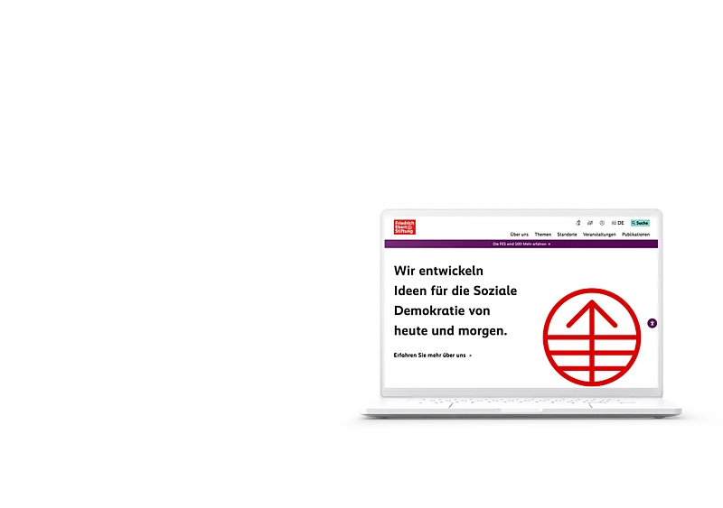 TYPO3 Website Friedrich-Ebert-Stiftung FES.de - MacBook