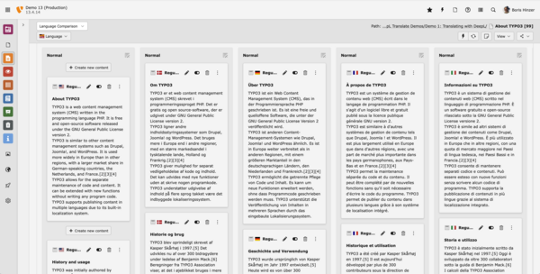 DeepL Translate v13 Demo