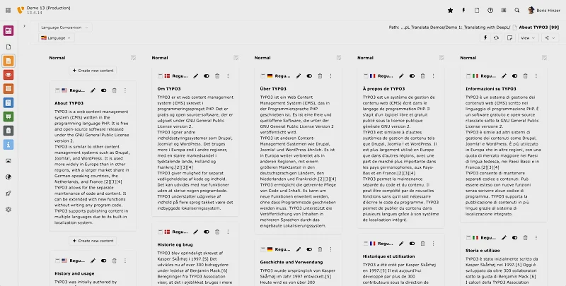 DeepL Translate v13 Demo DeepL Translate v13 Demo