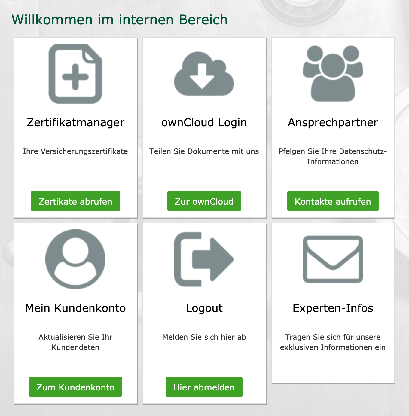 Breffka & Hehnke - Dashboard Kundenbereich