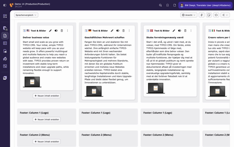 DeepL Translate v14 Demo DeepL Translate v14 Demo