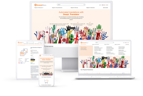 Extendware Magento Shop mit Hyvä Theme