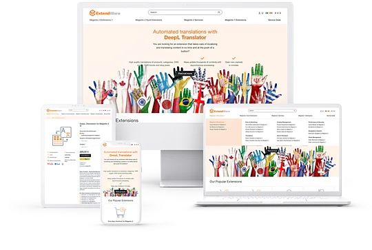 Extendware Magento Shop mit Hyvä Theme