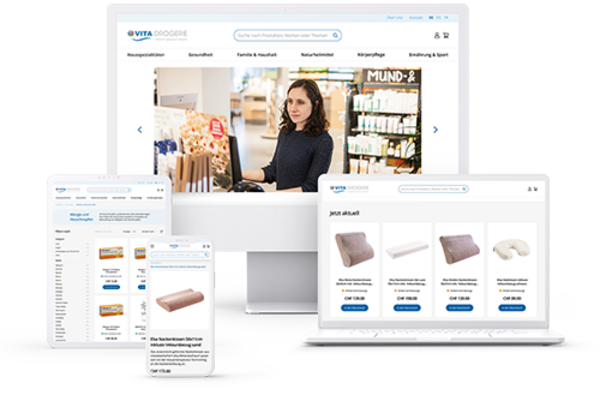 Vita Drogerie Magento Shop mit Hvyä Theme