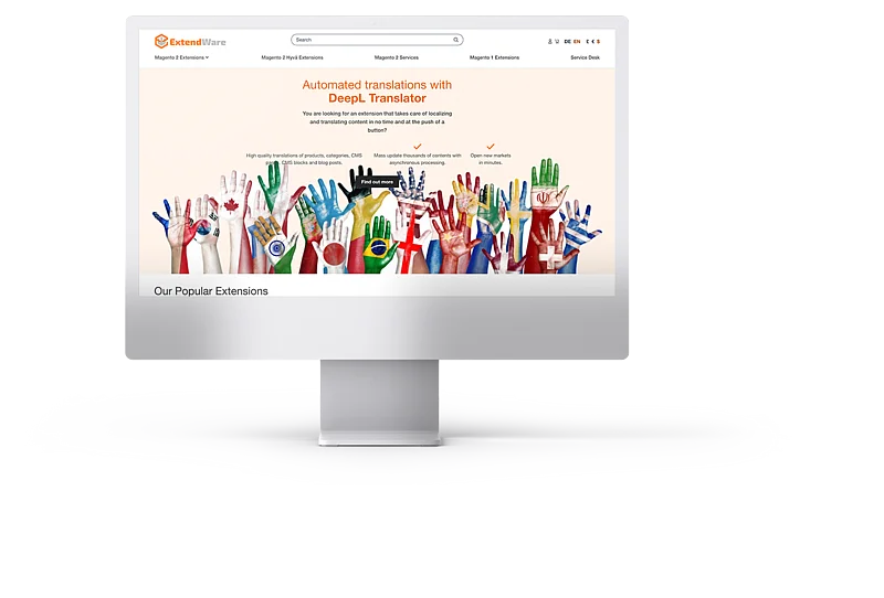 ExtendWare iMac Mockup