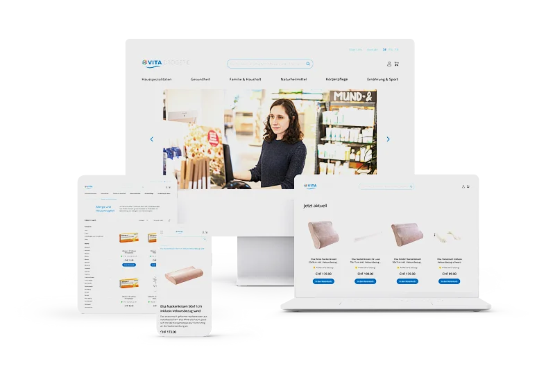 Vita Drogerie - Magento Shop mit hyvä Theme