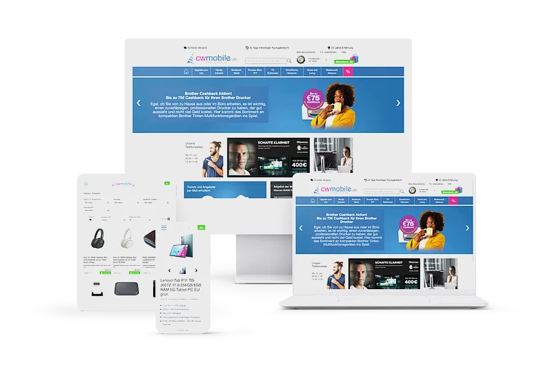 CW Mobile B2C - Magento Shop mit hyvä Theme