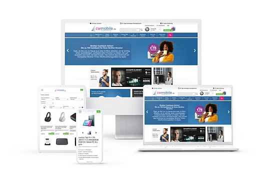 CW Mobile B2C Multi Device Mockup