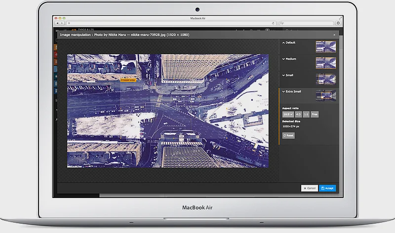TYPO3 8 LTS - Bildbearbeitung mit Focal Points TYPO3 8 LTS - Bildbearbeitung mit Focal Points