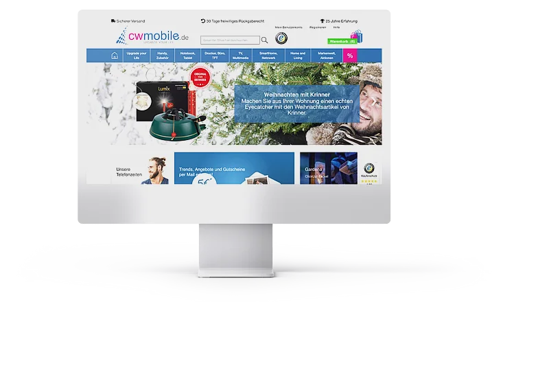 CW-Mobile iMac Mockup