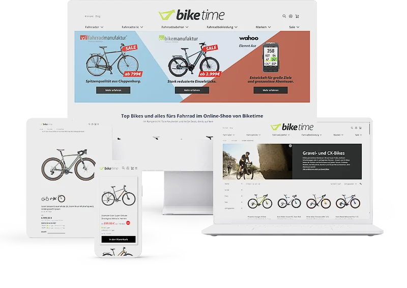 Magento Online Shop Biketime
