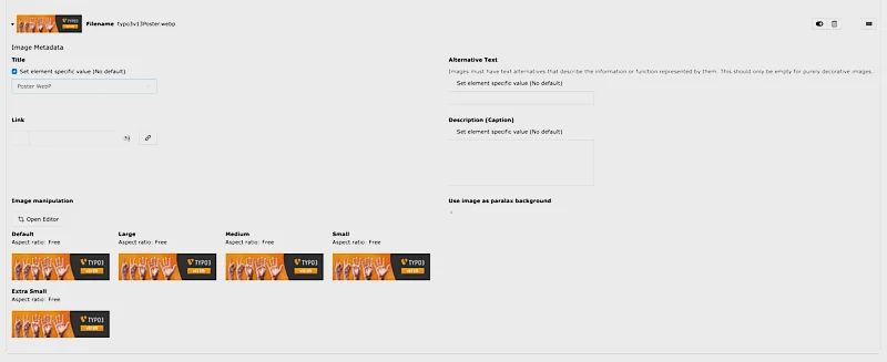 WebP image in TYPO3 WebP image in TYPO3