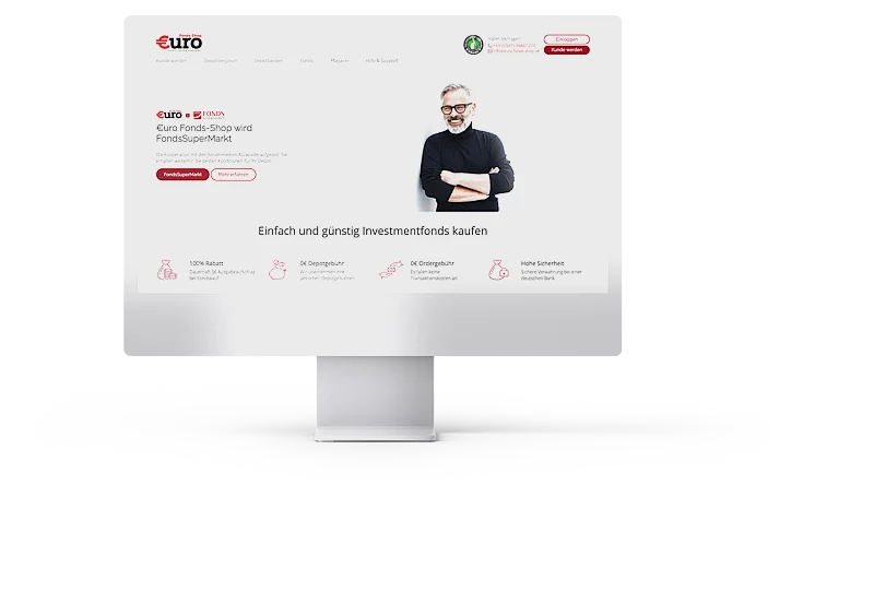 Euro Fonds iMac Mockup