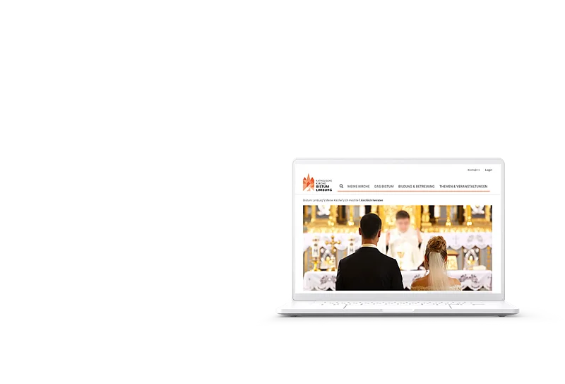 Bistum Limburg TYPO3 Website - MacBook