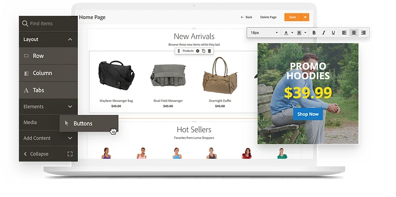 Magento Page Builder