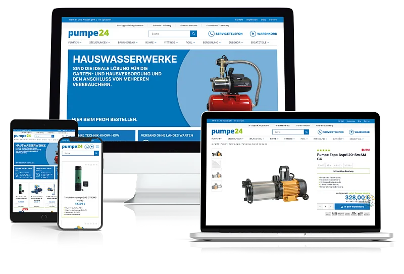 Pumpe24: Magento 2 Hyva Theme Shop