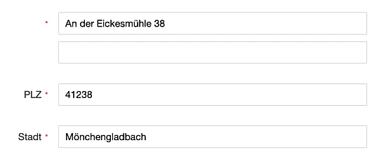 Schmuckado: Google Maps nach Adress-Autocomplete