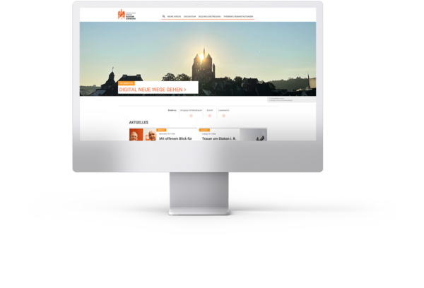 Bistum Limburg TYPO3 Website - iMac Bistum Limburg TYPO3 Website - iMac