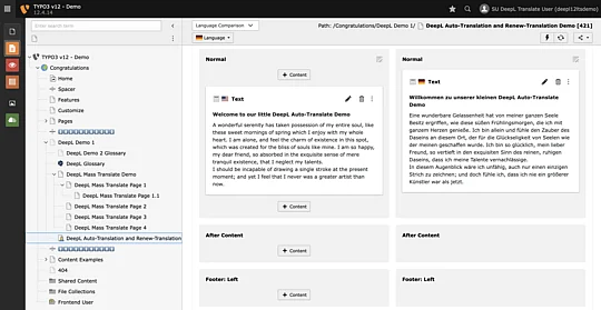 DeepL Translate for TYPO3: Auto-Translate-Feature DeepL Translate for TYPO3: Auto-Translate-Feature