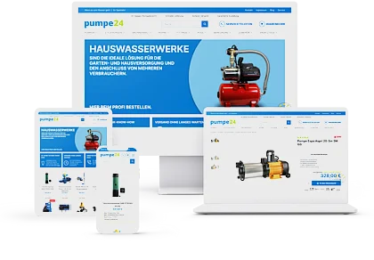 Pumpe24 Magento Shop mit Hyvä Theme
