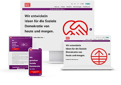 Friedrich Ebert Stiftung Website mit TYPO3