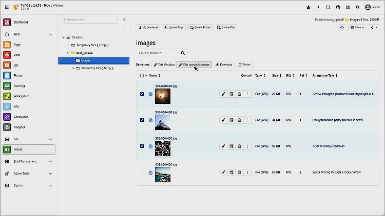 Mass edit images Mass edit images