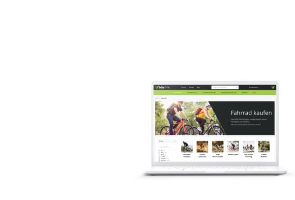 Biketime Macbook Mockup