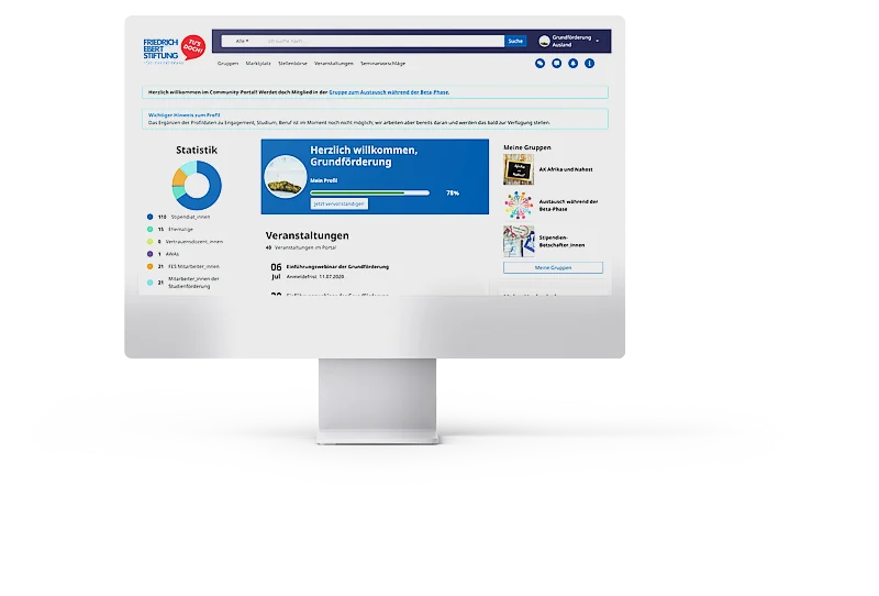 FES Social iMac Mockup