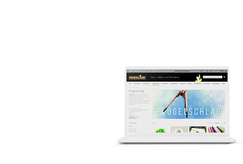 Feuerland Macbook Mockup