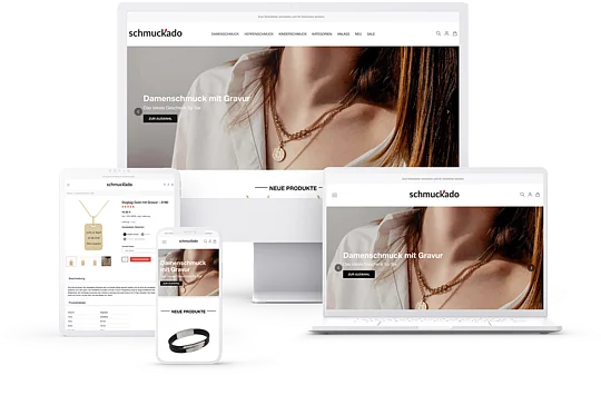 Schmuckado Magento Shop mit Hyvä Theme
