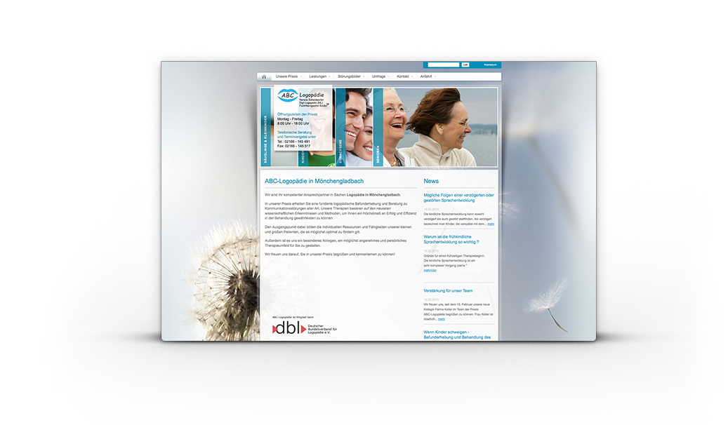 ABC Logopädie TYPO3 Website ABC Logopädie TYPO3 Website