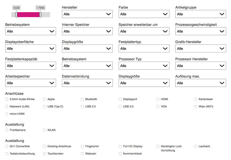 CW Mobile – Erweitere Magento Filterung