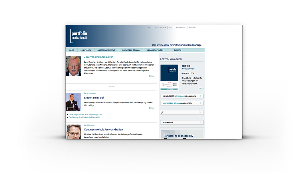 Portfolio Institutionell - TYPO3 Website Portfolio Institutionell - TYPO3 Website