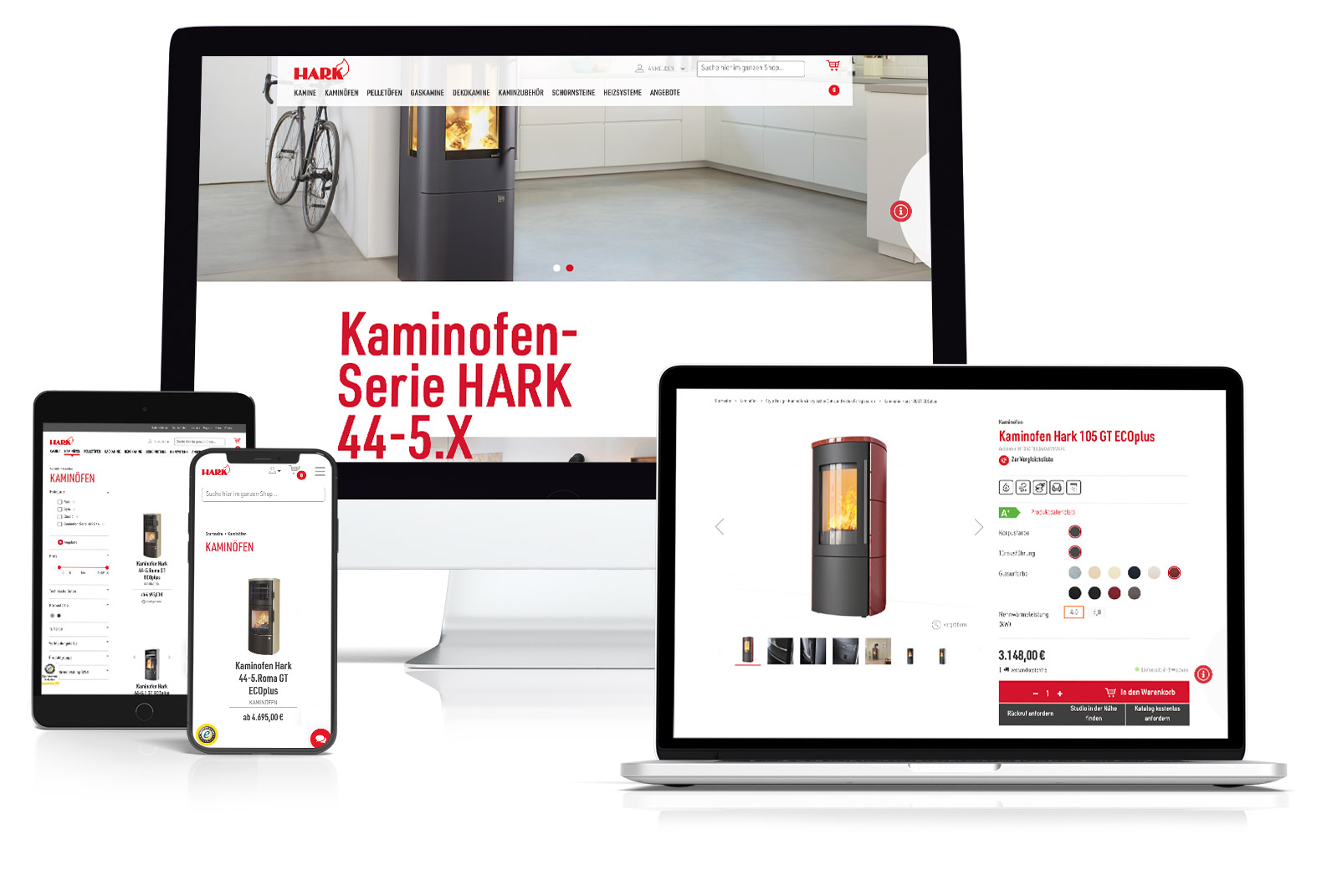 Online Shop & Website: Hark