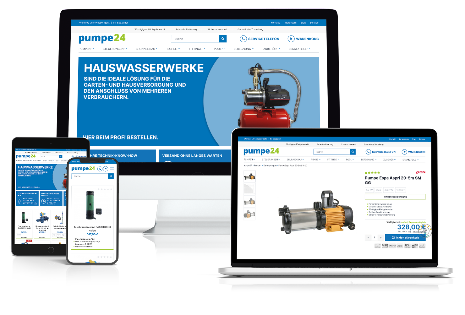 Magento Shop: Pumpe24