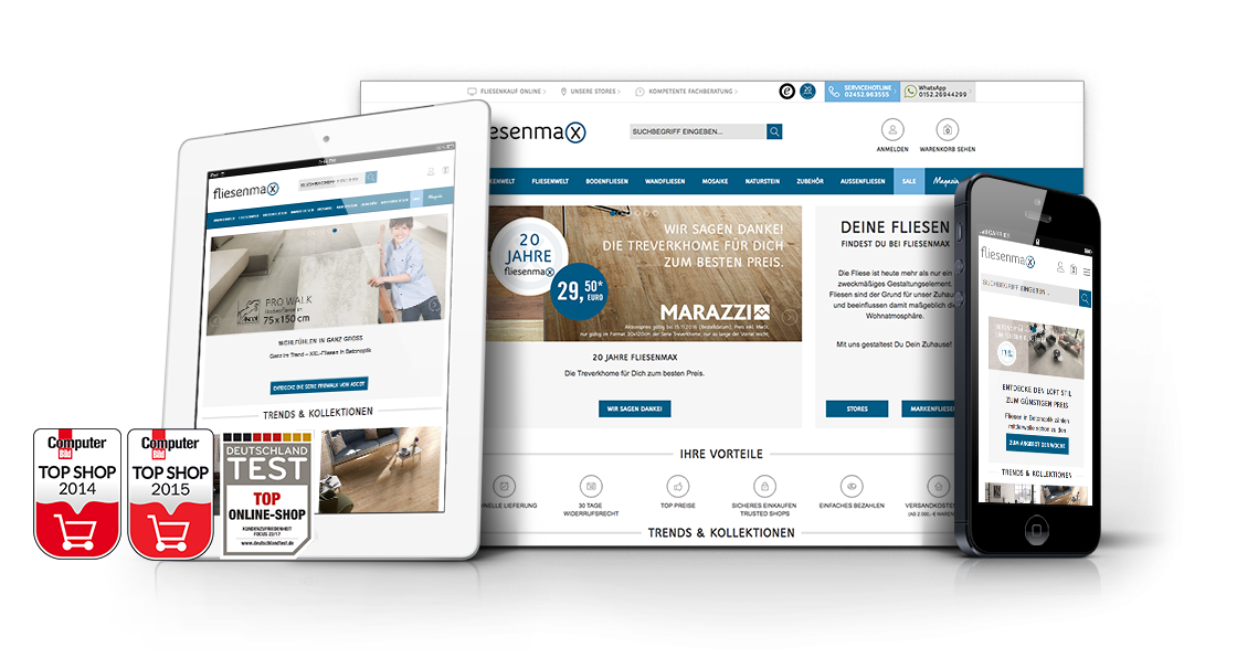 Fliesenmax Responsive Magento Shop