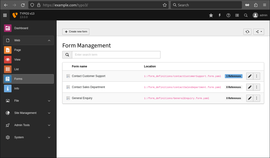 Form Search Form searc