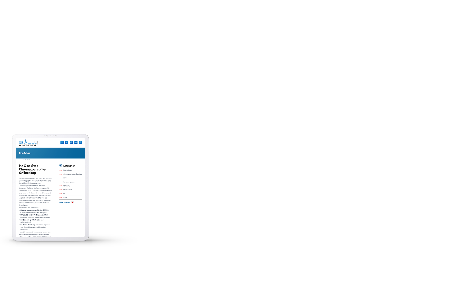 MZ-AT Tablet Mockup