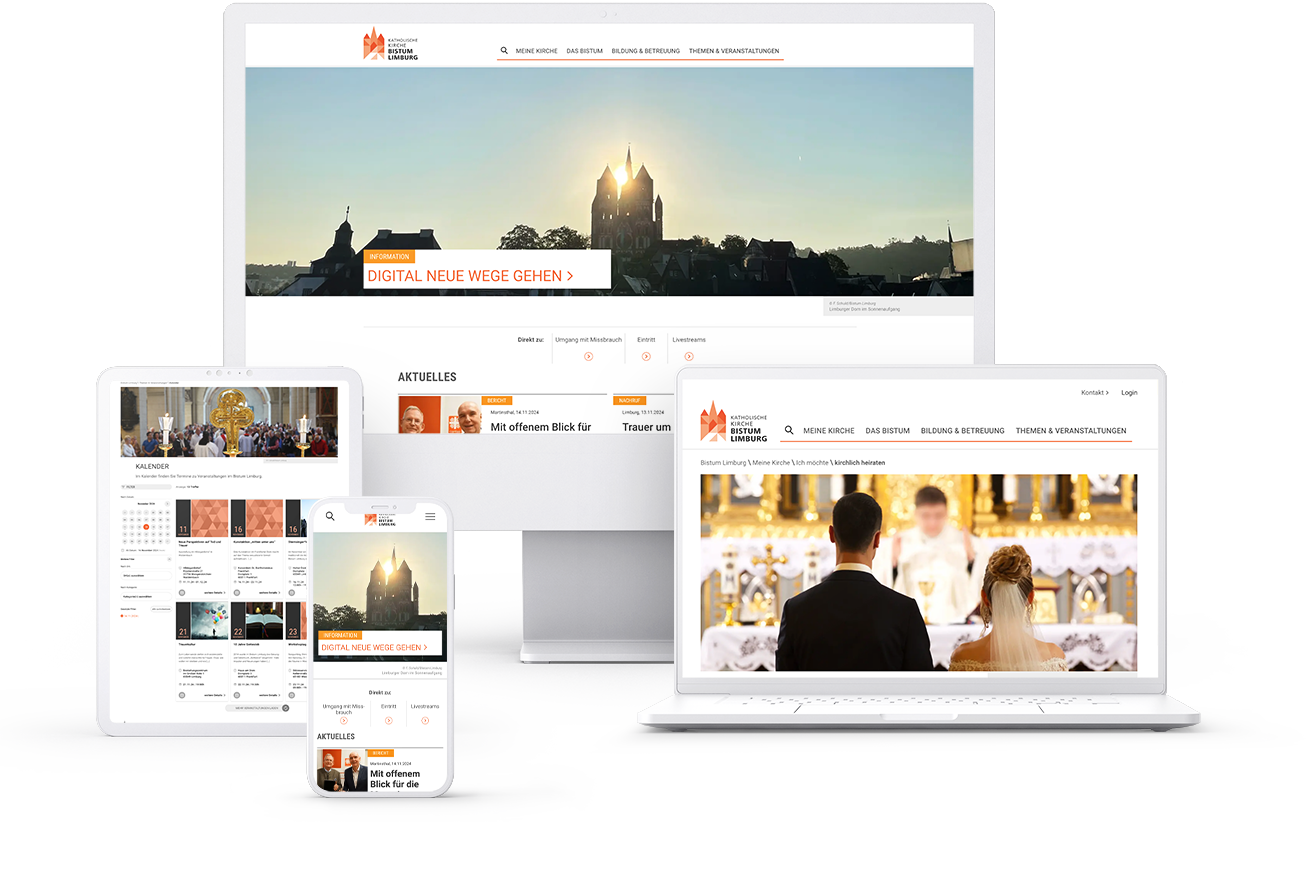 Bistum Limburg - 380 Multisites mit TYPO3