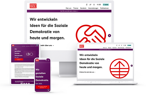 Friedrich Ebert Stiftung Website mit TYPO3