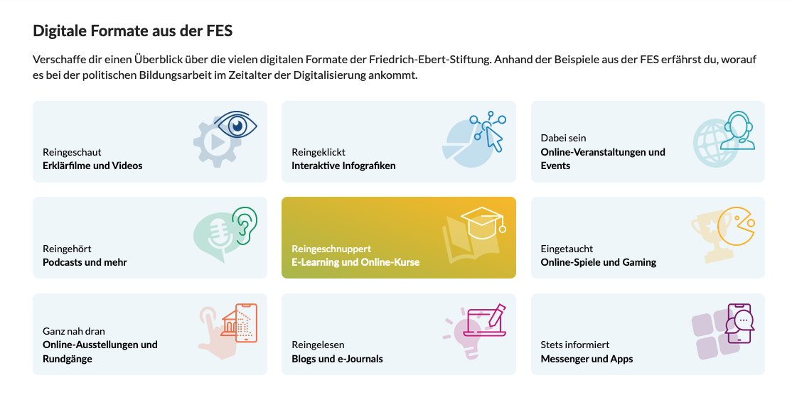 FES.de Digital Portal Navigation FES.de Digital Portal Navigation