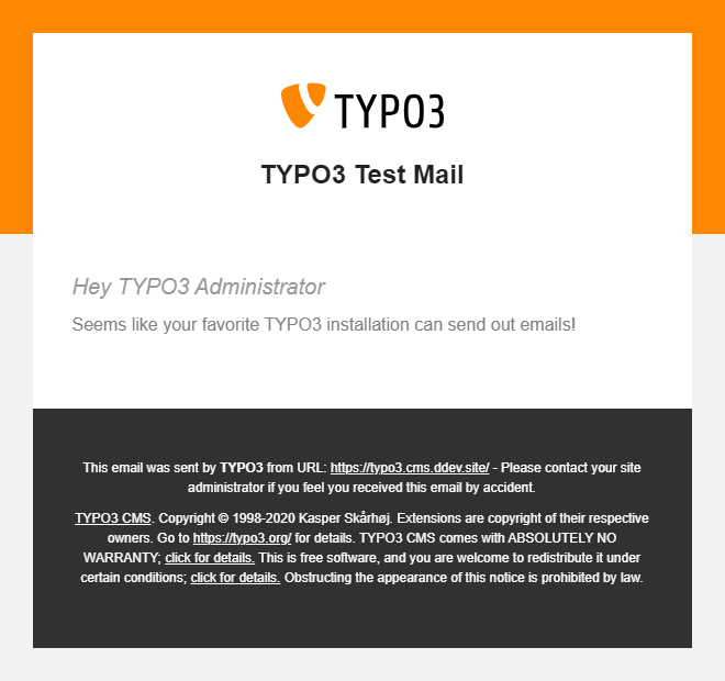 TYPO3 HTML E-Mails