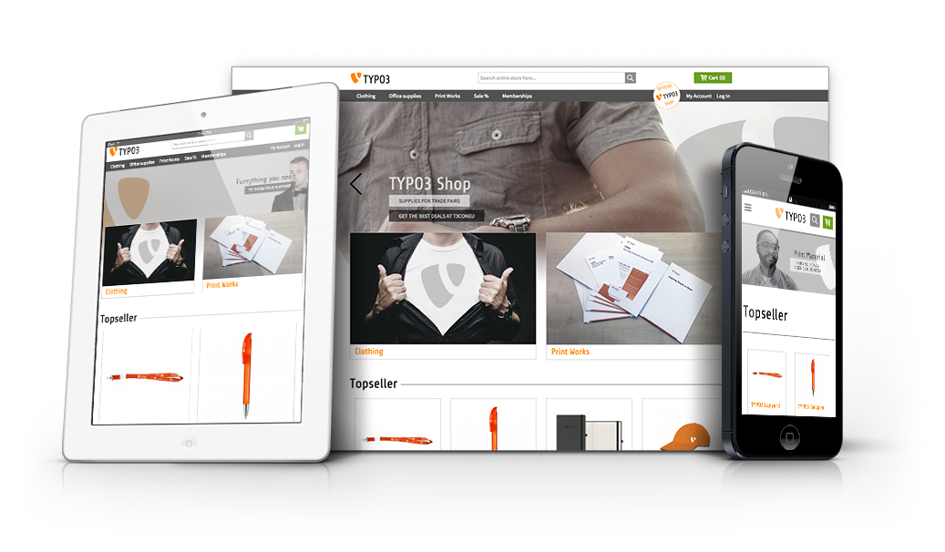 TYPO3 Merchandizing Shop